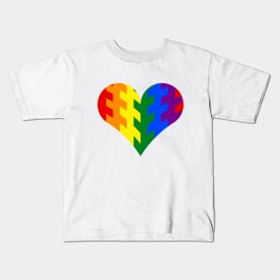 LGBT Heart Kids T-Shirt